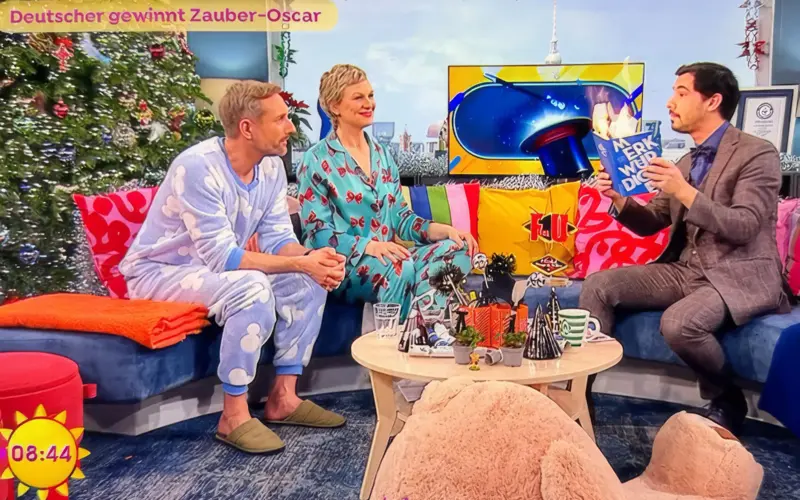 sat 1 fruehstuecksfernsehen zauberer alexander merk Sat.1 Frühstücksfernsehen: Alexander Merk zu Gast