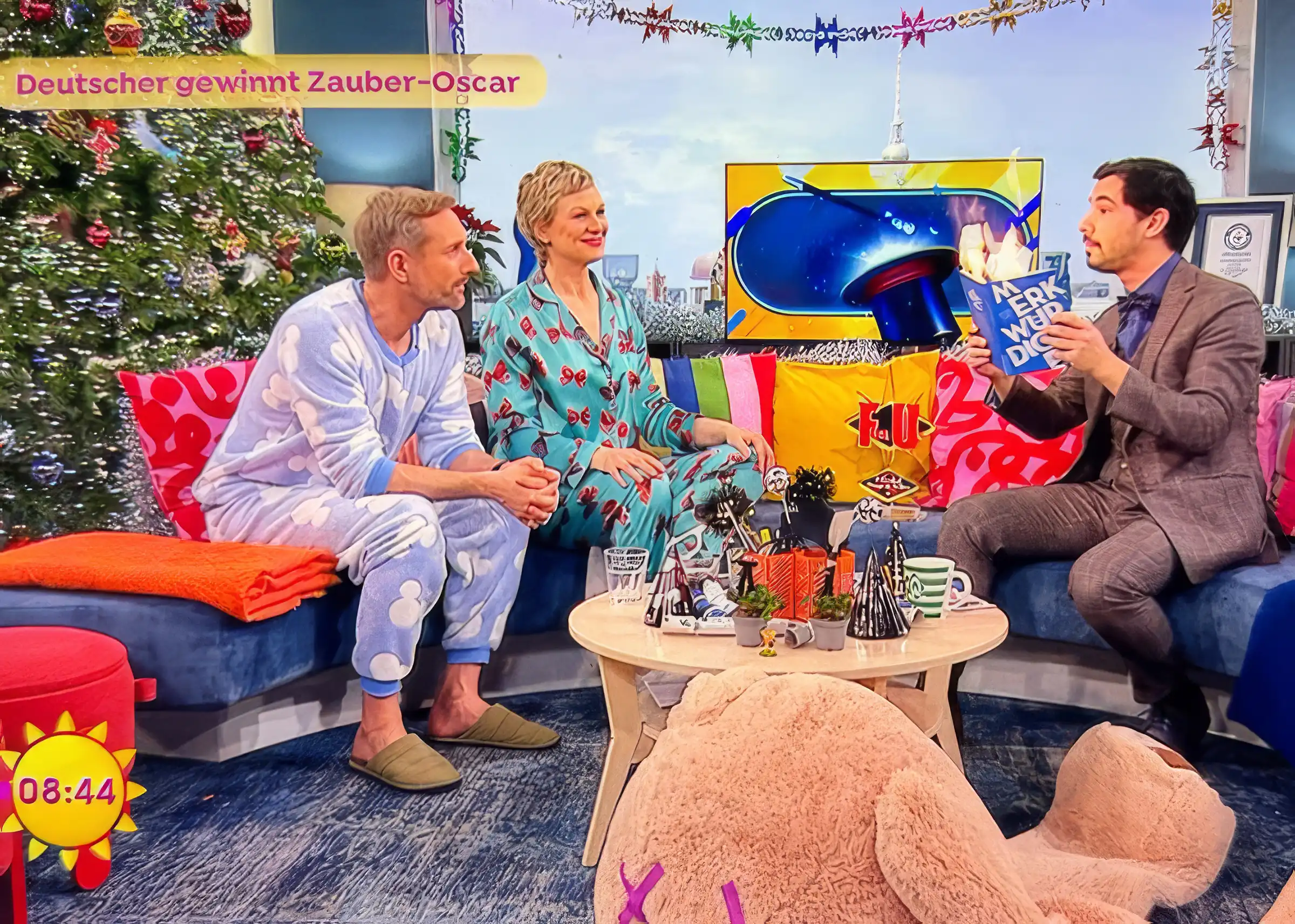 Zauberer Alexander Merk zu Gast im Sat. 1 Frühstücksfernsehen