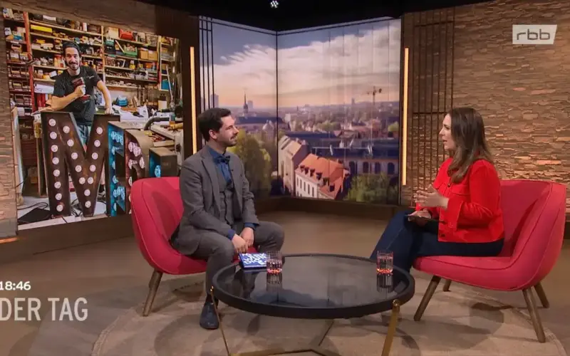 rbb fernsehen zauberer alexander merk berlin Alexander Merk im RBB Fernsehen – DER TAG Berlin & Brandenburg