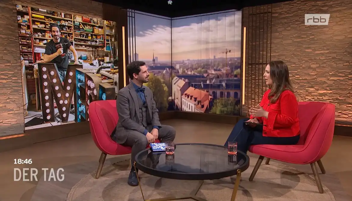 RBB Fernsehen: zu Gast ist Zauberer Alexander Merk aus Berlin